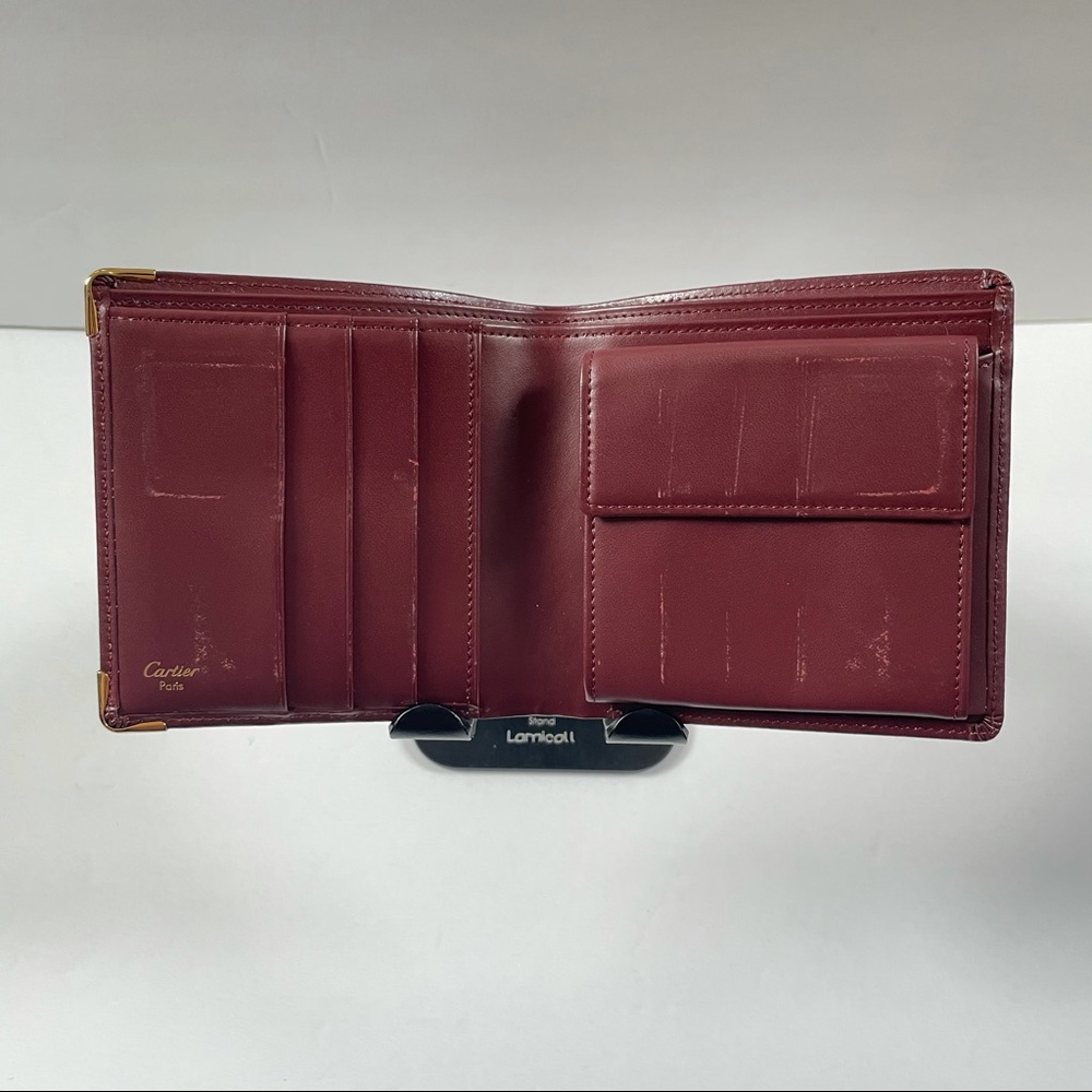 CARTIER Paris Vintage Signature Bi-fold Wallet - Picture 2 of 10